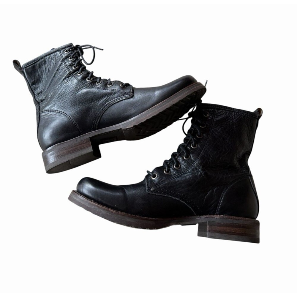 Frye Veronica Flex Women's Size 7.5 Black Leather Combat Boots